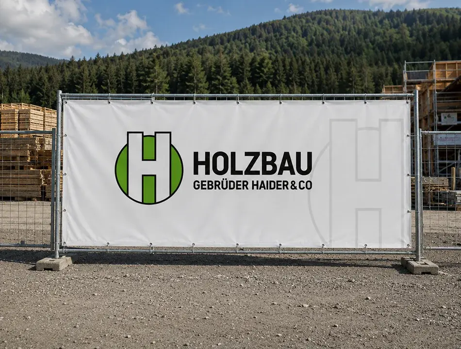 Gebrüder Haider Bauzaunplane