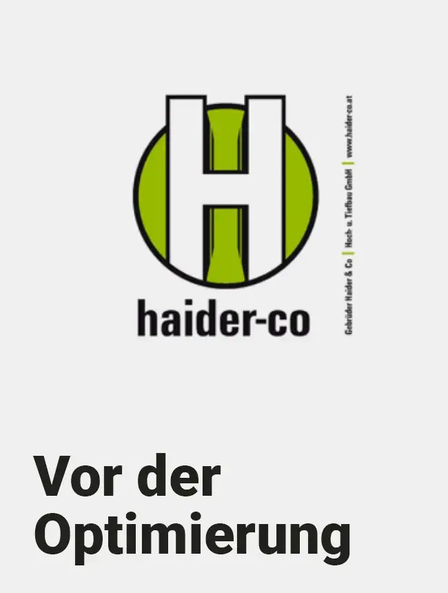 Gebrüder Haider Logo alt