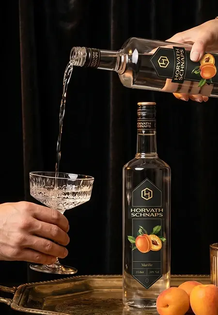 Horvaths Schnaps Packaging Etikettendesign & Brand Design