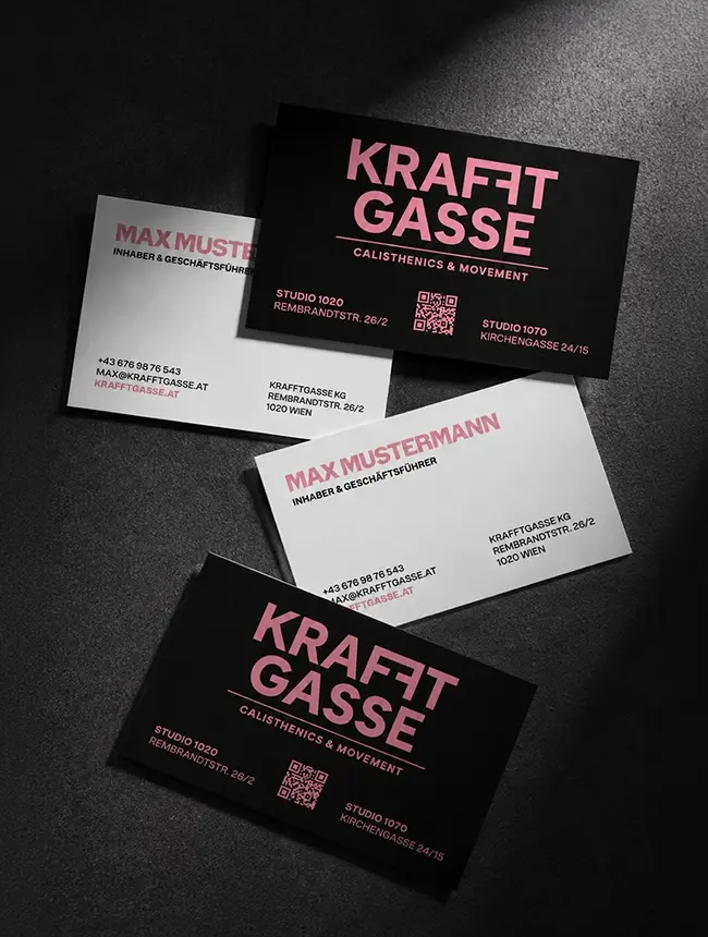 Krafftgasse Visitenkarten
