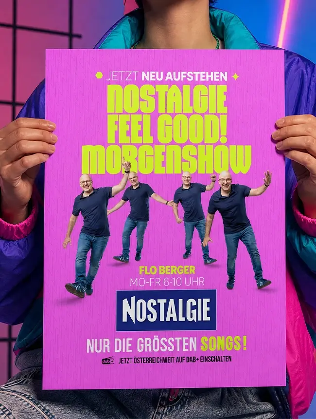 Nostalgie Morgenshow Plakat