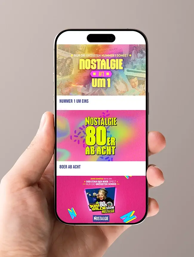 Nostalgie Website Phone