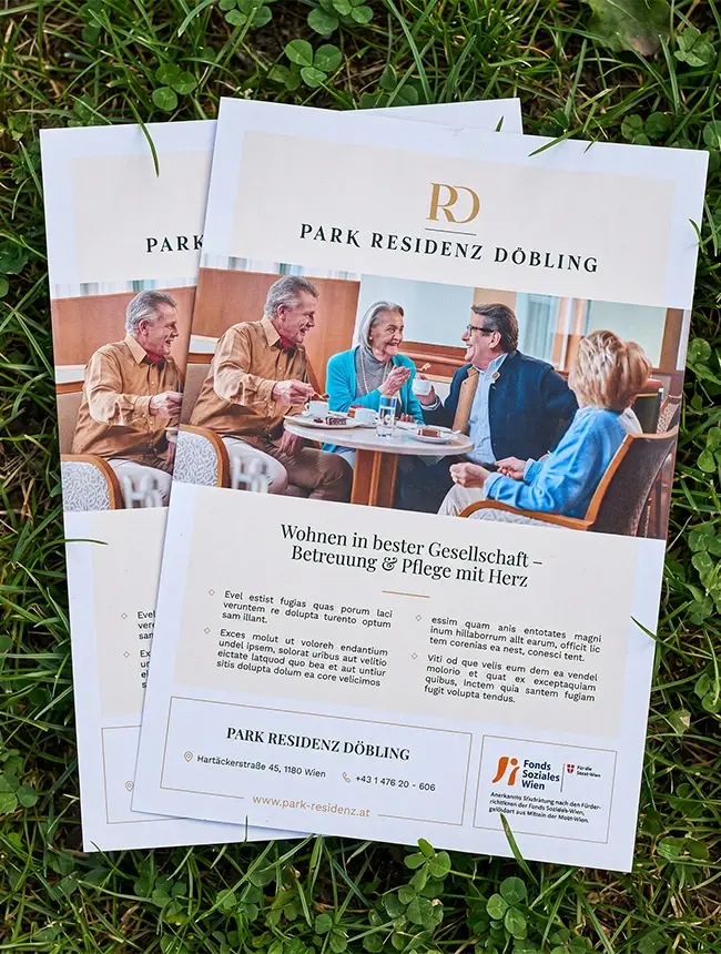 Park Residenz Döbling Flyer