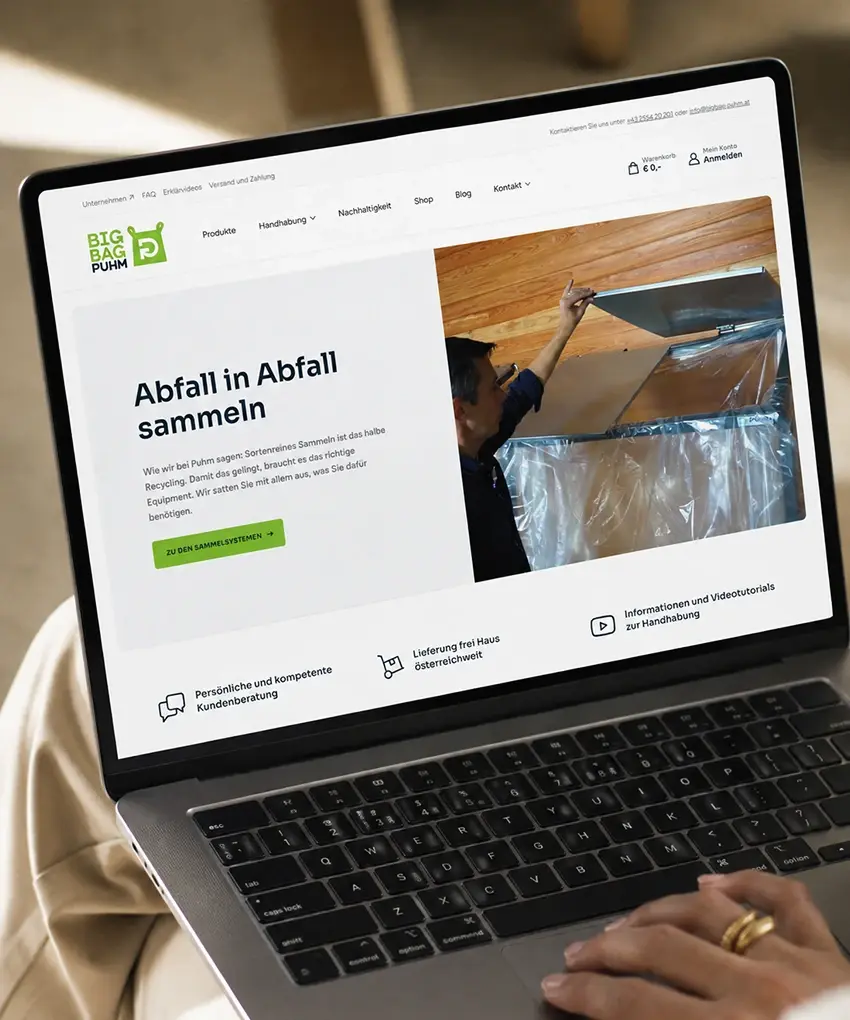 Puhm Webdesign Desktop