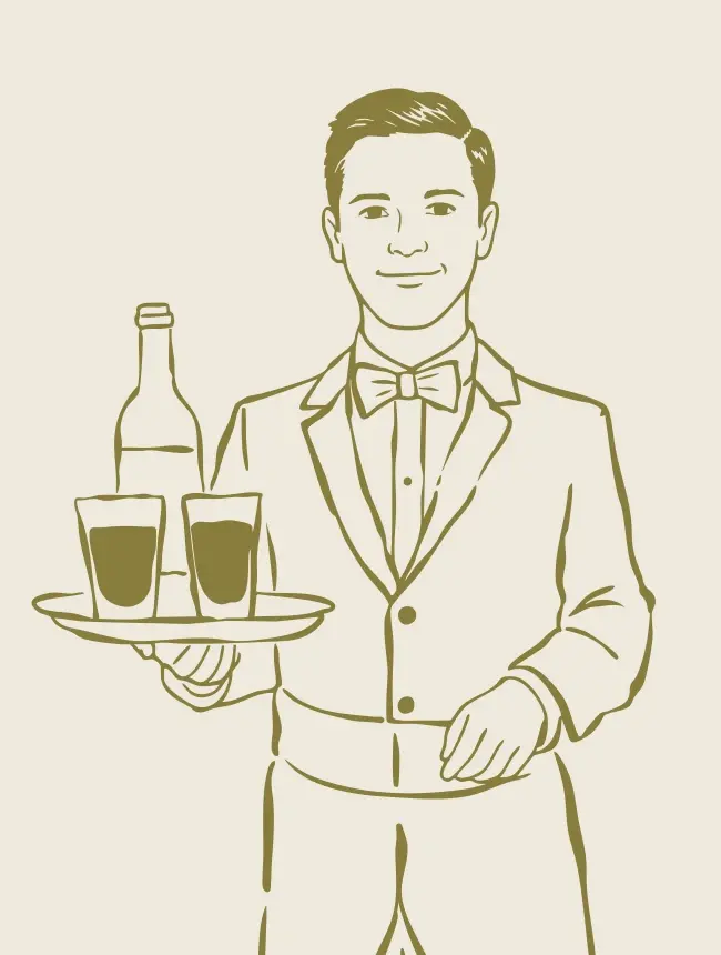 Rakija Vino Illustration
