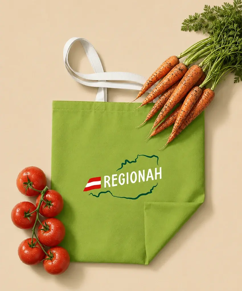 Regionah Einkaufstasche Grün