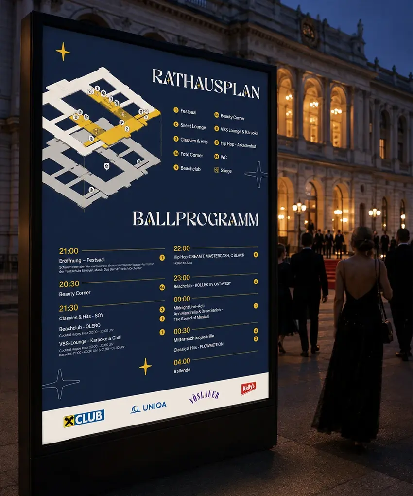 Vienna Business School Ball 2026 Map
